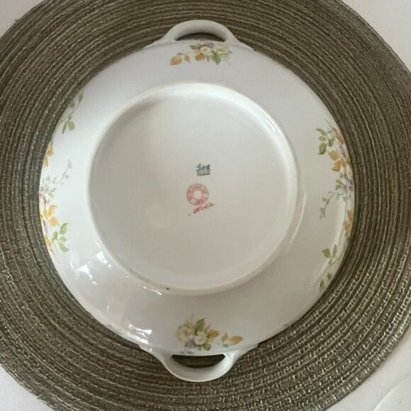 Vtg CF Haviland Round Covered Vegetable Limoges Floral Cottage Core France HTF - Picture 6 of 7